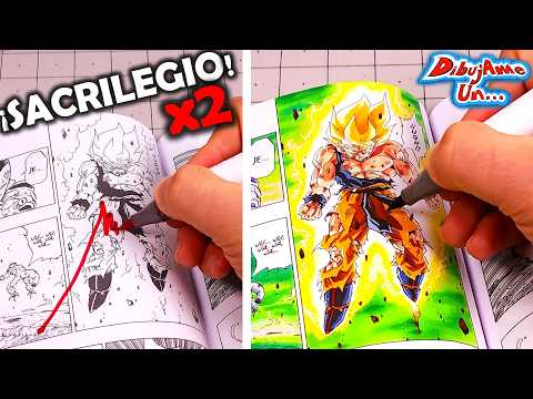 SACRILEGE! PART 2 I´ve painted the Dragon Ball Manga SORRY TORIYAMA || Draw Me A...