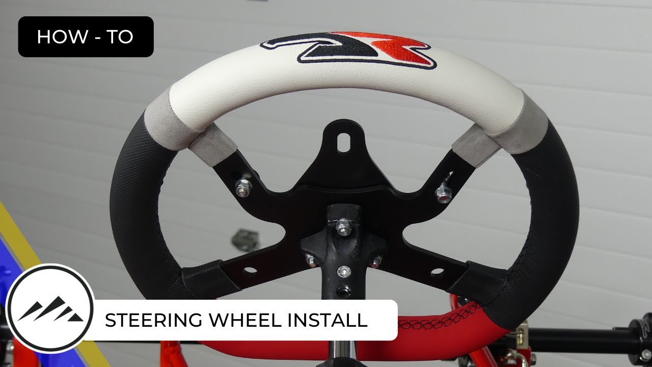 Installing The Steering Wheel on a Kart Kart Build! YouTube