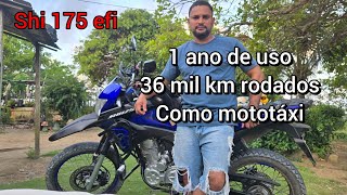 Shi 175 Efi Com Um Ano De Uso 36 Mil Km