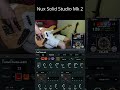 Nux Solid Studio Mk 2 amp and cab modeler with a Sire Marcus Miller v7 played on the bridge pickup