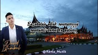 Gamang Dalam Maminang - David Istambul _ Lagu Minang Terbaru 2024