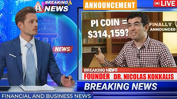 DRINGEND🚨Dr. Nicolas Kokkalis onthult dat de GCV-prijs van $ 314.159/Pi nog steeds te laag is💯Pi-...