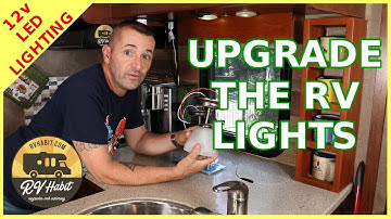 Replace And Upgrade The RV lighting With Chandelier Fixtures And 12 Volt LED Lights – Install Tips