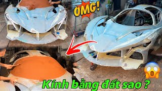 Chế tạo kính cho siêu xe Apollo EVO bằng đất sét sao ? Và chế tạo đèn chữ X đặc biệt 