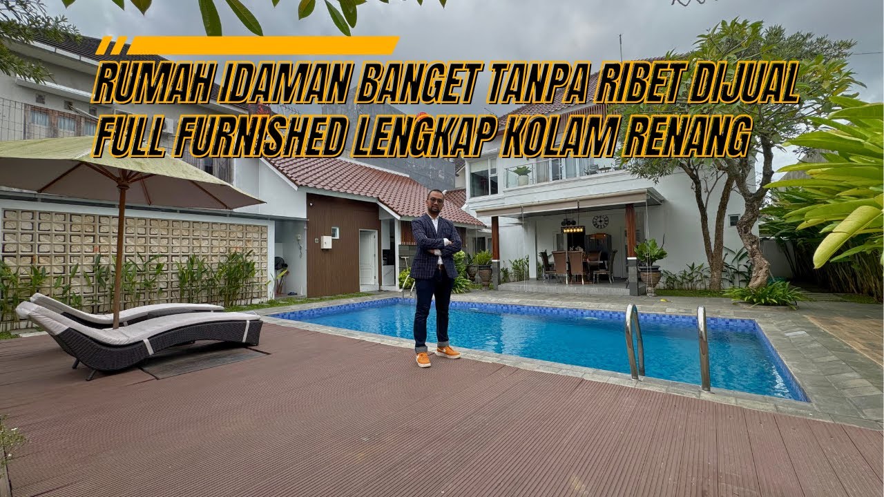 RUMAH RASA VILLA MEWAH PRIVATE POOL FULL FURNISHED DI JOGJA UTARA JARANG ADA