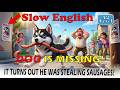 Missing Dog Suddenly Appears | Easy English Listening Practice for Beginners (A2 Level)