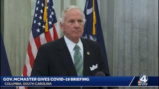 Gov. Henry McMaster holds COVID-19 news conference https://bit.ly/3CGxU4y