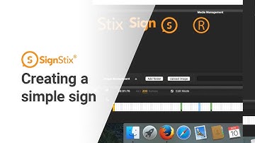 Creating a simple sign