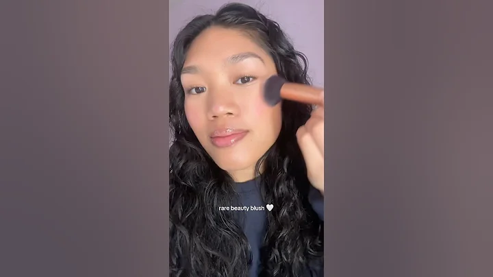 Let’s try on this beautiful blush from rare beauty 💗 #beauty #makeup #grwm #rarebeauty #blush