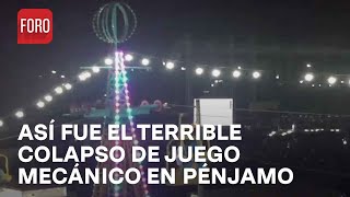 Juego mecánico colapsa en feria de Pénjamo, Guanajuato - Las Noticias