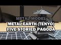 [BUILD] Building Tenyo's Metallic Nano Puzzle - Five-Storied Pagoda (テンヨー メタリック ナノパズル - 五重塔)