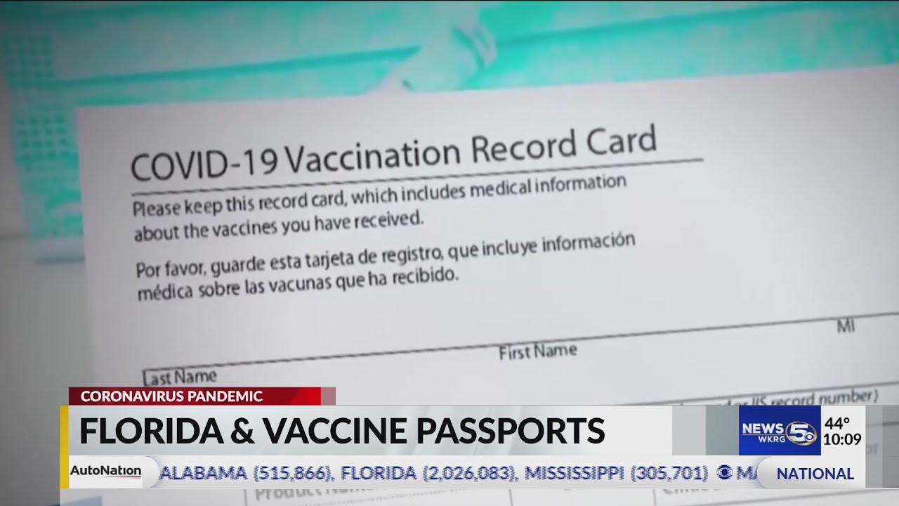 VIDEO: Fla. governor signs order banning vaccine passports