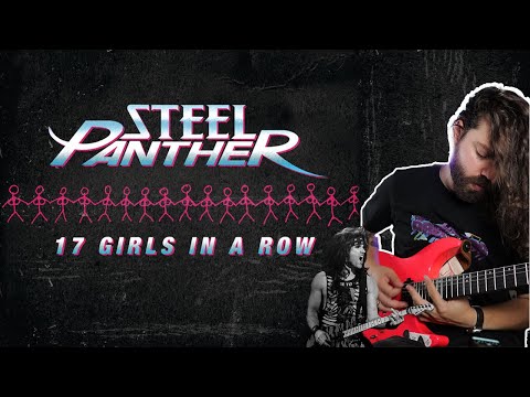 Steel Panther - 17 Girls In A Row Guitar Solo #steelpanther