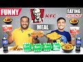 FUNNY KFC MEAL EATING CHALLENGE | Kfc Burger & Rice Bowl Eating Competition | Food Challenge