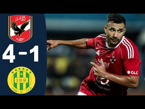 ملخص مباراة الاهلي المصري وشبيبة القبائل 4 1 اليوم اهداف مباراة الاهلي وشبيبة القبائل