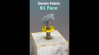 Cloth Simulation 1 To 236k Faces   Denime Fabric   blender satisfying 3danimation