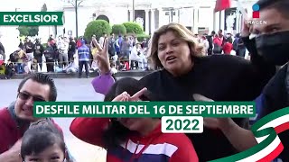 Capitalinos emocionados para ver el desfile militar del 16 de septiembre