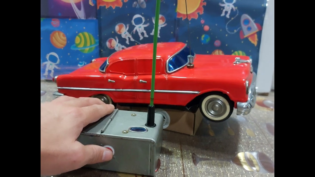 Radicon SEDAN by Masudaya Modern Toys Japan 1954's battery operated TIN TOY