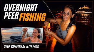 Overnight Camping at Jetty Park Pier Fishing, Sunrise Breakfast & Cruise Ships