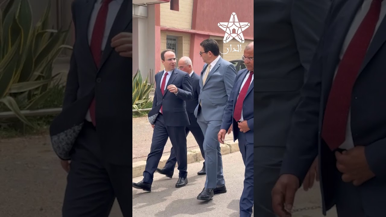 عبد الصمد قيوح في زيارة لمركز فرز البريد بنك ببوسكورة.