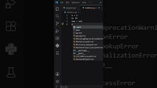 Python Addition Program for Beginners 🐍 | Learn Python Basics | Easy Python Program #python #shorts
