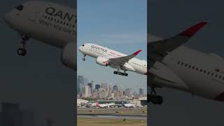 (4K)Non-Stop To Australia! Qantas A350 Departure From New York