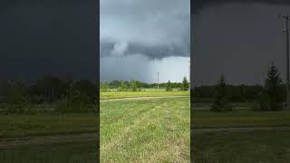 Crazy Weather Between St. Paul and Elk Point | Alberta Storm Watch Incredible Afternoon Footage