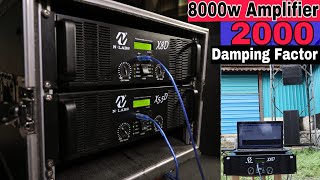 8000 WATT Amplifier Bass दोड़ेगा 2000 Damping Factor With DSP screenshot 1