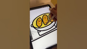 Vẽ Xe Bán Chuối Chiên #cotienxanh #shorts