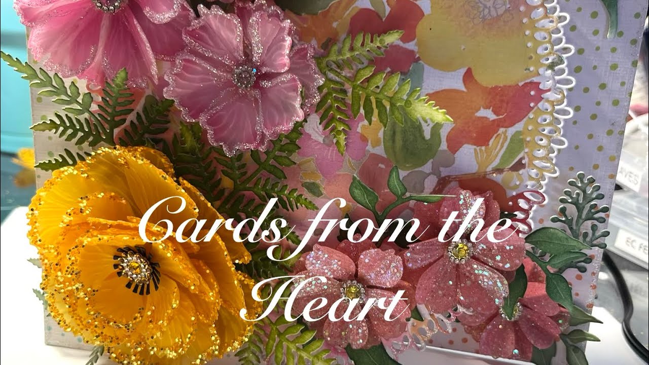 Mother’s Day Z fold with Vellum peonies.  