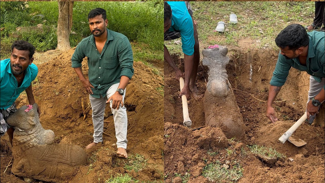 😨😱📿🙏பூமிக்கு அடியில் சிலையை புதைத்த ஊர் மக்கள், பயம் காரணமாக?