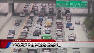 CSP to increase enforcement starting Wednesday