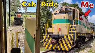 CF7 204 Locomotive Cab Ride at the Florida Railroad Museum!