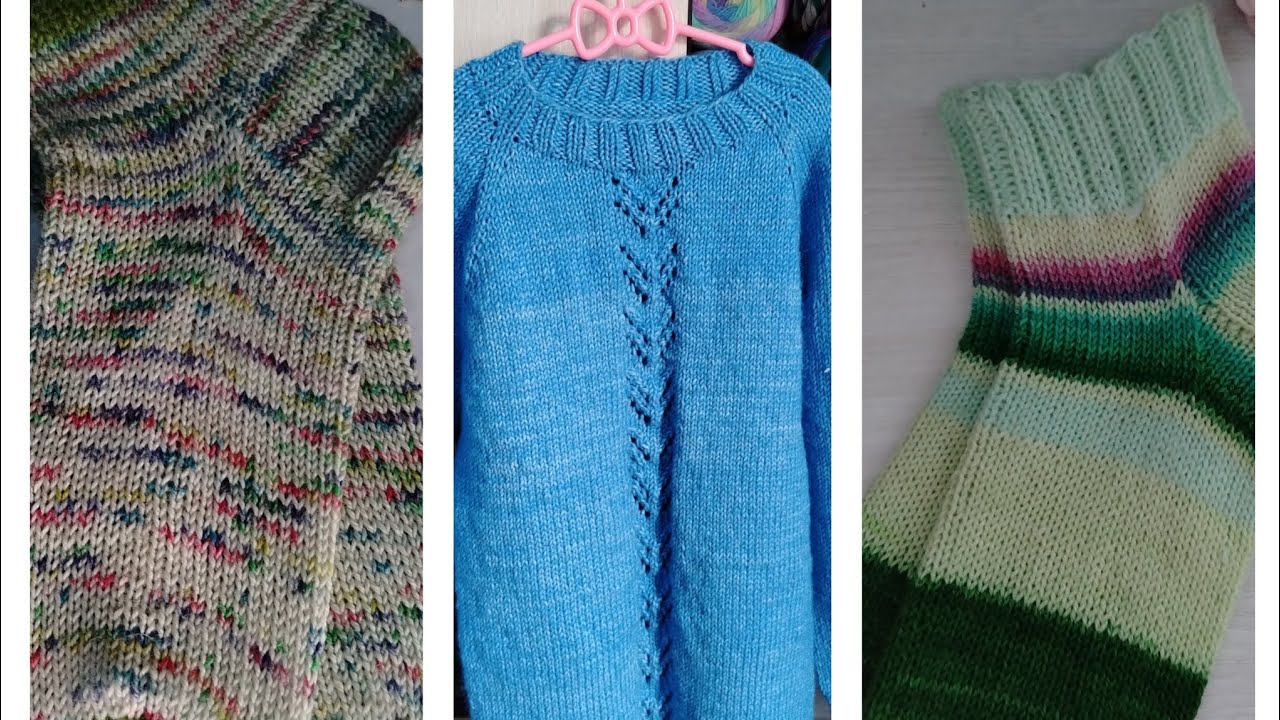 Готовые работы. Небольшие продвижения по вязанию и вышивки