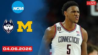 Michigan vs UConn Live Stream | 2026 NCAA Men's Basketball National Championship Full Game