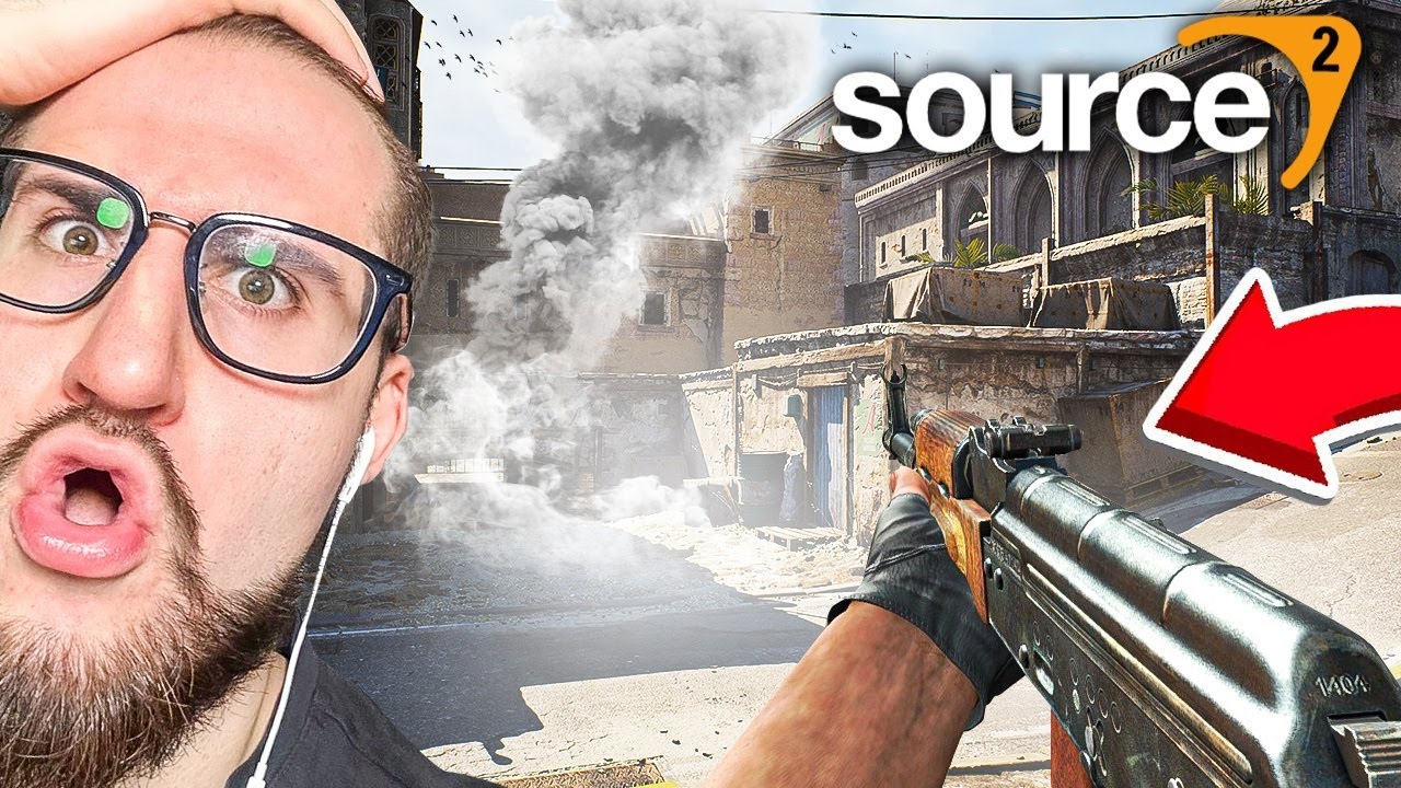 РЕАКЦИЯ НА НОВЫЙ COUNTER-STRIKE 2!!! ЭТО НЕВЕРОЯТНО! CS:GO SOURCE 2 ...