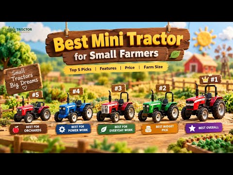 Best Mini Tractors for Small Farmers | Types of Tractors & Their Uses