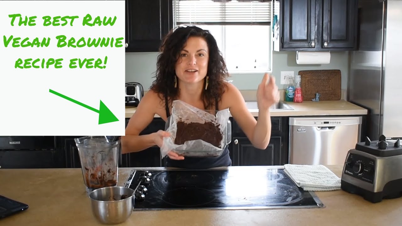 Raw Vegan Organic Brownie Recipe Gluten Free YouTube