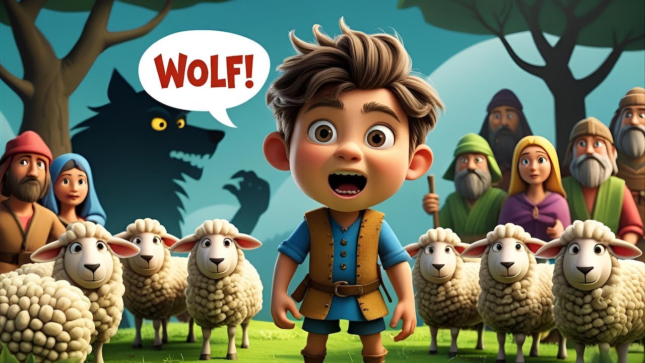 भेड़िया आया! 🐺 The Boy Who Cried Wolf | Bedtime Hindi Moral Story for ...