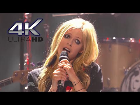 (Remastered 4K) Avril Lavigne - What The Hell & Smile (Live on Americas Got Talent, 2011)