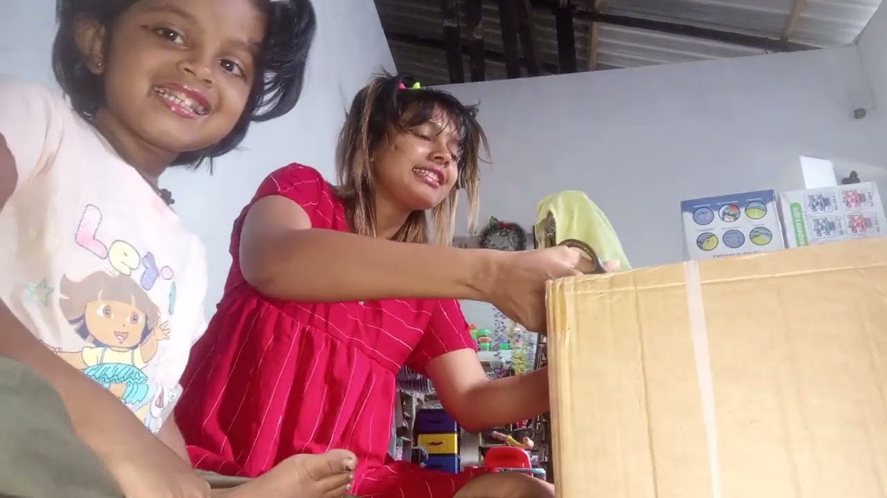 Shop එකට ආපු box 2 කඩලා බලමු #unboxing 