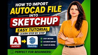 How to Import AutoCAD File into SketchUp | Easy Tutorial part-1] Step by Step