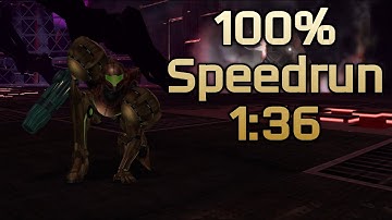 Metroid Prime 2: Echoes - 100% Speedrun in 1:36