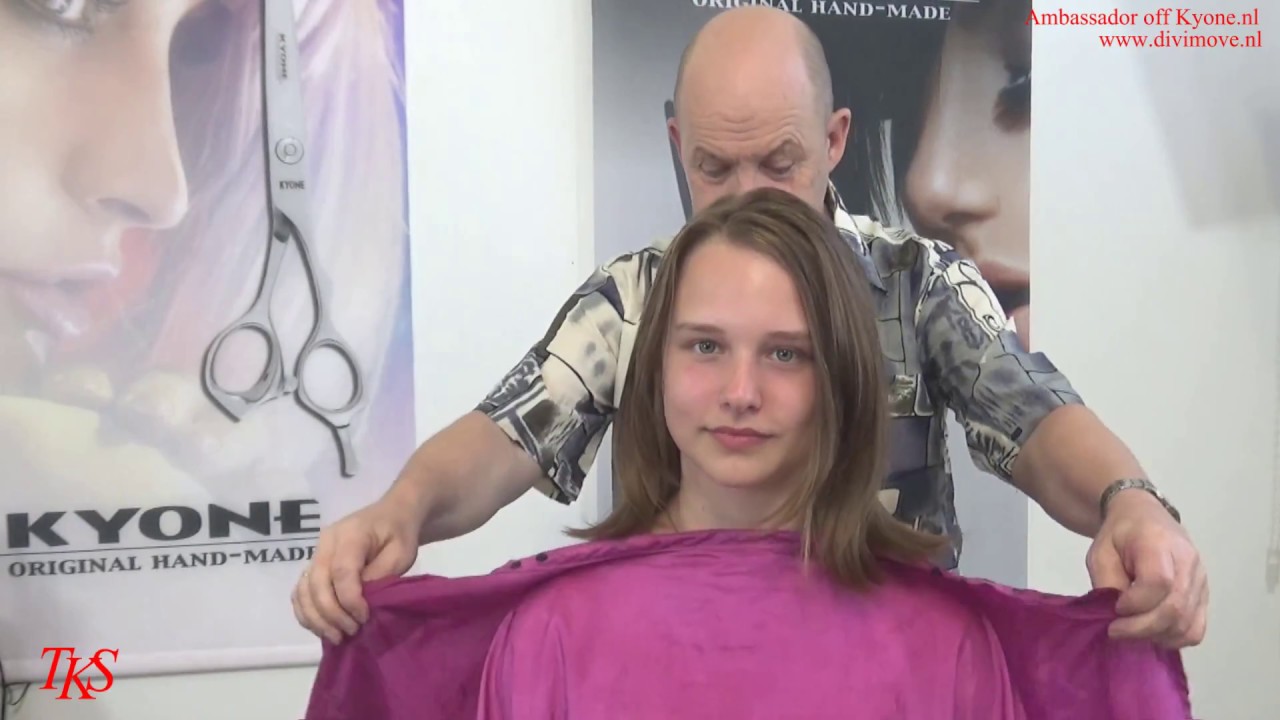 My long hair I donate and my new hairstyle I show you!!! Michelle tutorial by TKS