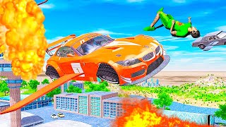 ✅Flying Car Extreme Simulator - New Car Games 2022 - Android Gameplay #23 screenshot 4