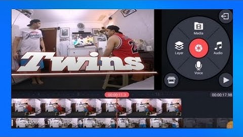 Clone yourself using KineMaster