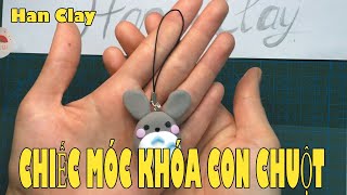 Han Clay :HƯỚNG DẪN NẶN ĐẤT NẶN THÀNH CHIẾC MÓC KHÓA CON CHUỘT VÔ CÙNG SÁNG TẠO - 4K Video Quality