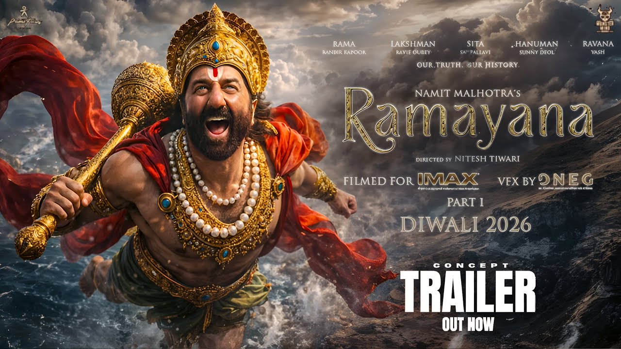 RAMAYANA : Conceptual Trailer|Ranbir Kapoor,Lara Dutt, Sunny Deol,Sai Pallavi| Nitesh Tiwari|Concept