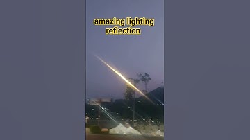 Amazing lighting reflection #youtubeshorts #reflection #short #lights @YhangSaitAdventurer