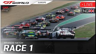 LIVE | Race 1 | Brands Hatch | GT World Challenge powered by AWS 2026 (English)